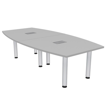 Skutchi Designs 45 in W, 96 in L, 29 in H, Engineered Wood Top, Grey H-BOT-4693-PT-01-EL